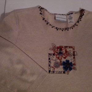Alfred Dunner knit top sz PM